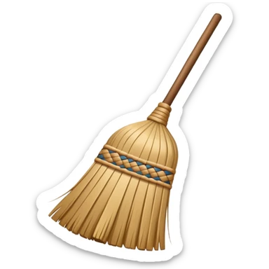 Samoan broom  sticker