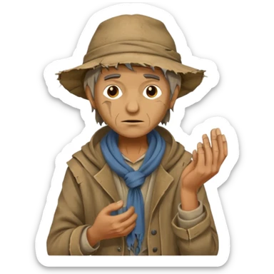beggar sticker