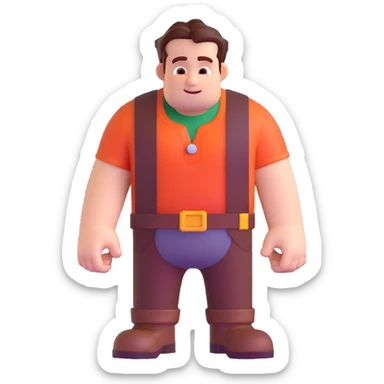 Wreck-it Ralph character sticker