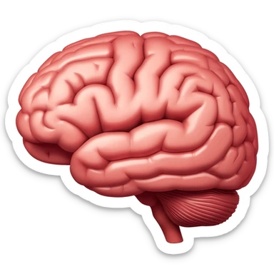 cerebro fuerte sticker