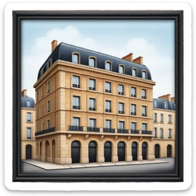  paris art SPAM MEAT gallery building   sticker