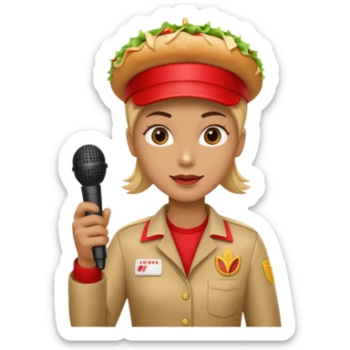 drive thru employe sticker