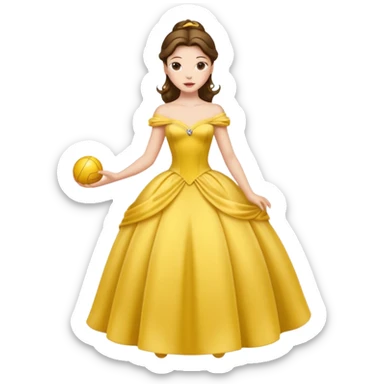 Belle from Beauty and the Beast sticker