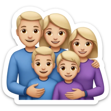 family light skin sticker