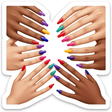 Nail artists sticker