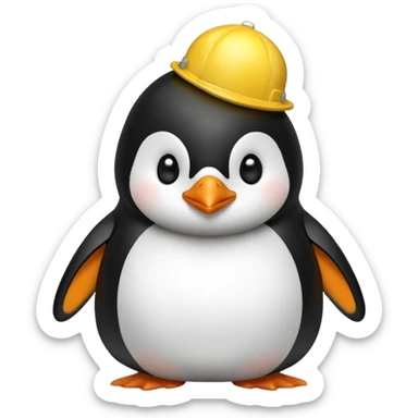 Penguin fart sticker