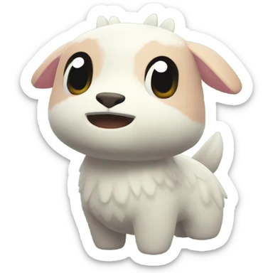 fauna from animal crossing sticker