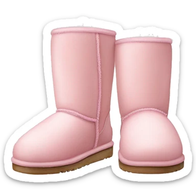 light pink uggs sticker