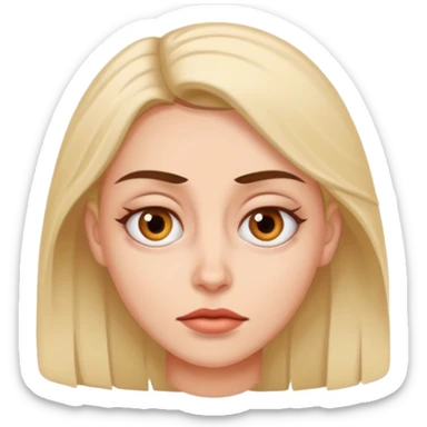 Stupid bitch with a very bad lazy eye sticker