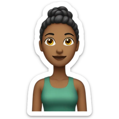 femme en colere sticker