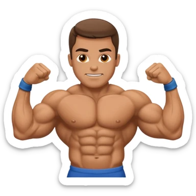 bodybuilder  sticker