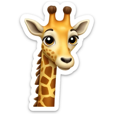 Un doudou girafe  sticker