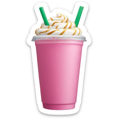 pink Starbucks drink sticker