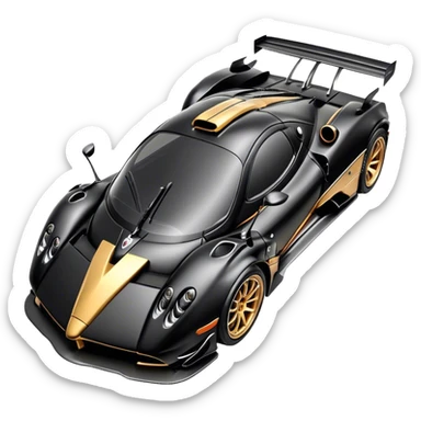 Pagani zonda r sticker