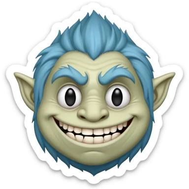 Troll face sigma sticker