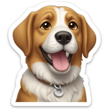 The happiest dog sticker