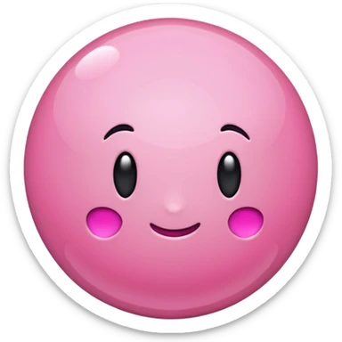 bullet point pink sticker