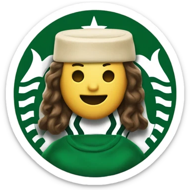 A starbucks gift card sticker