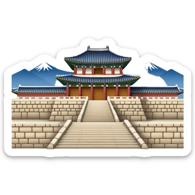 South Korea 
Gyeongbokgung Palace castle sticker