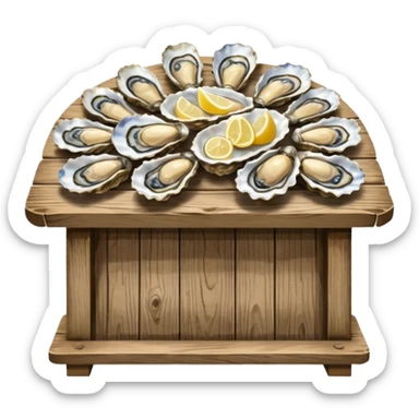 oyster stand sticker
