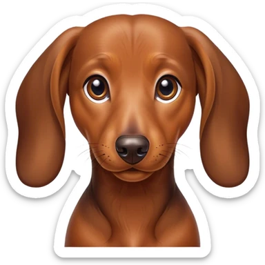Wiener dog  sticker