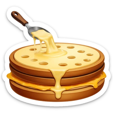 Raclette cheese sticker