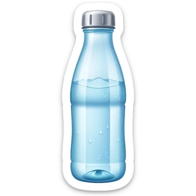 Sparkling water bottle sticker