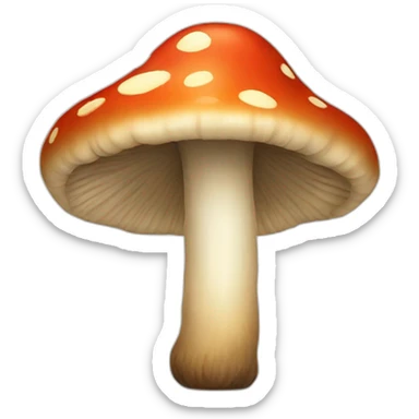 mighty mushroom sticker