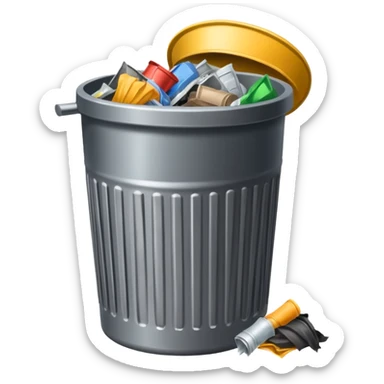 trash can sticker