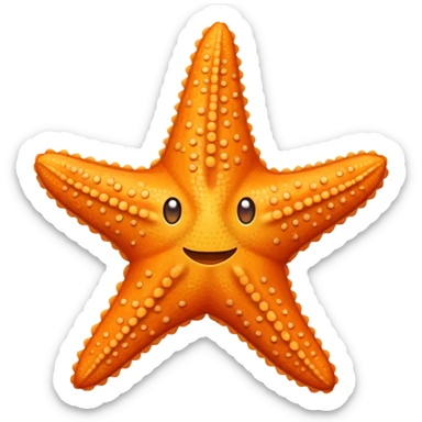 Emoji de estrella de mar sticker