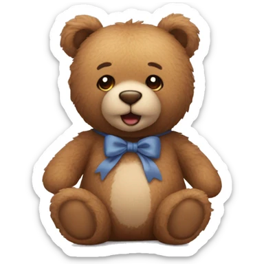 teddy bear sticker