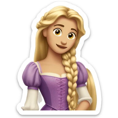 rapunzel  sticker
