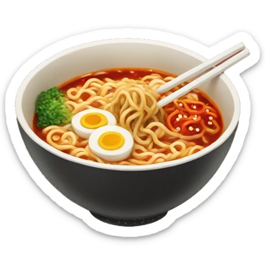 Spicy ramen sticker