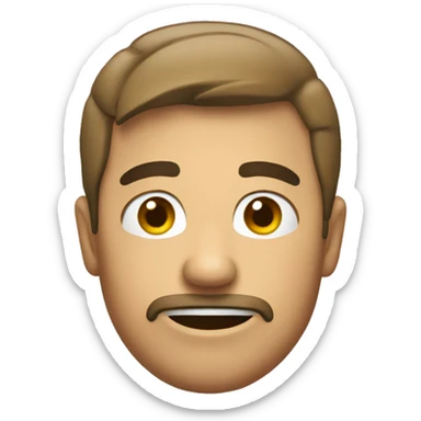 Emoji bonito sticker