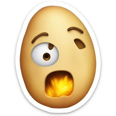 patata explotando  sticker