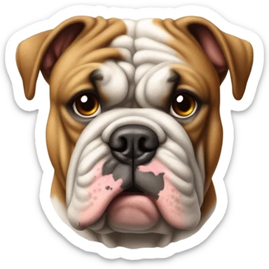 English bulldog sticker