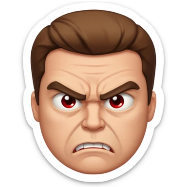 Angry Jude sticker