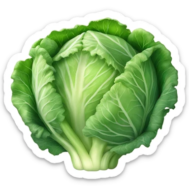 cabbage as an individual sticker