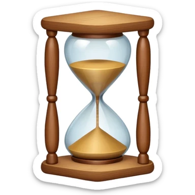 Small hourglass- shaped drum sticker