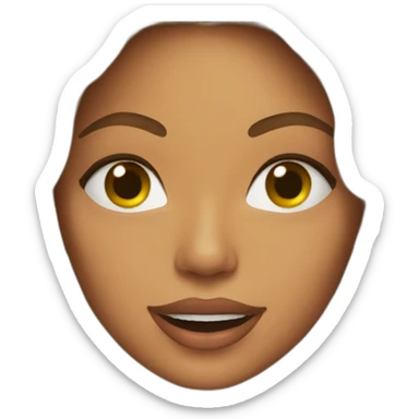 Beyonce singing sticker