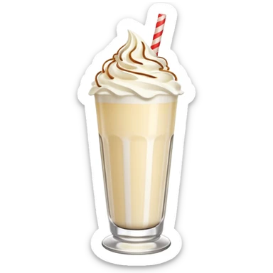 milkshake tall glass
 sticker