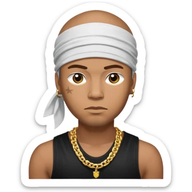 True brown style Filipino gangster while hdi sticker