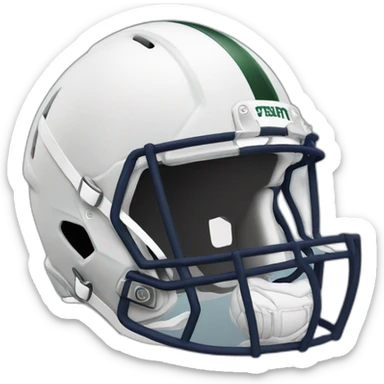 american football helmet sticker
