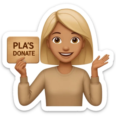 I wanna create a emoji on Roblox pls donate I need that goal to complete  sticker