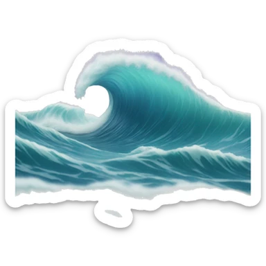 Wave sticker