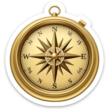 compass sticker