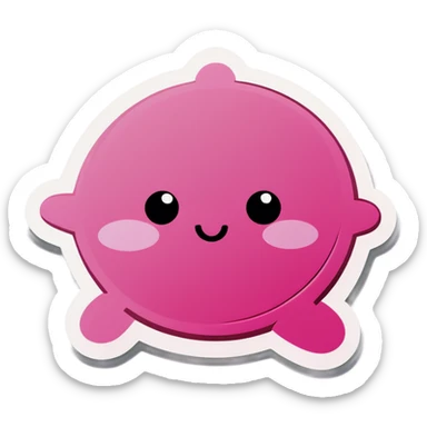 Pink sticker