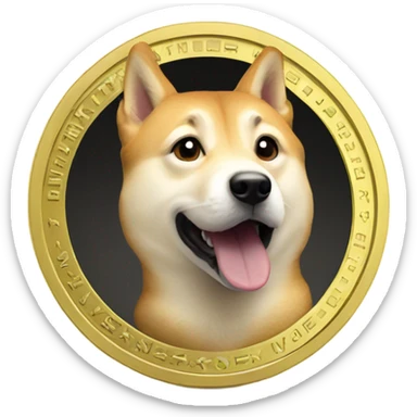 elon musk doge coin sticker