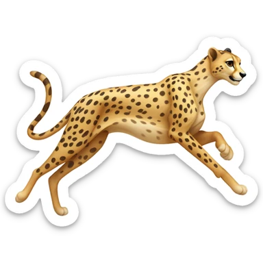 Cheetah sticker
