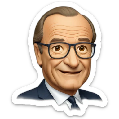 Jacques chirac sticker